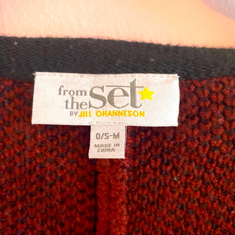 Jill Ohanneson burgundy & black cloak/cape. S/M - Picture 5 of 6